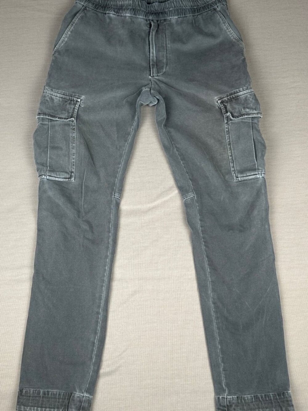 James Perse MDN1291 Men’s Cotton Cargo Pants Grey Size 0 XS READ - Small Flaws